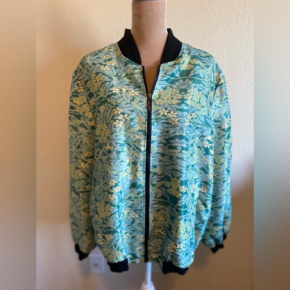 Lindi Print Aviator jacket